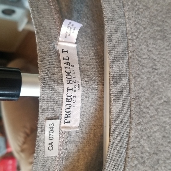 10/$10    Project Social T Grey Sweater S - Picture 2 of 6